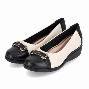 ZAPATO JOANETE MUJER PICCADILLY PRETO/OFF WHITE 11713700000001