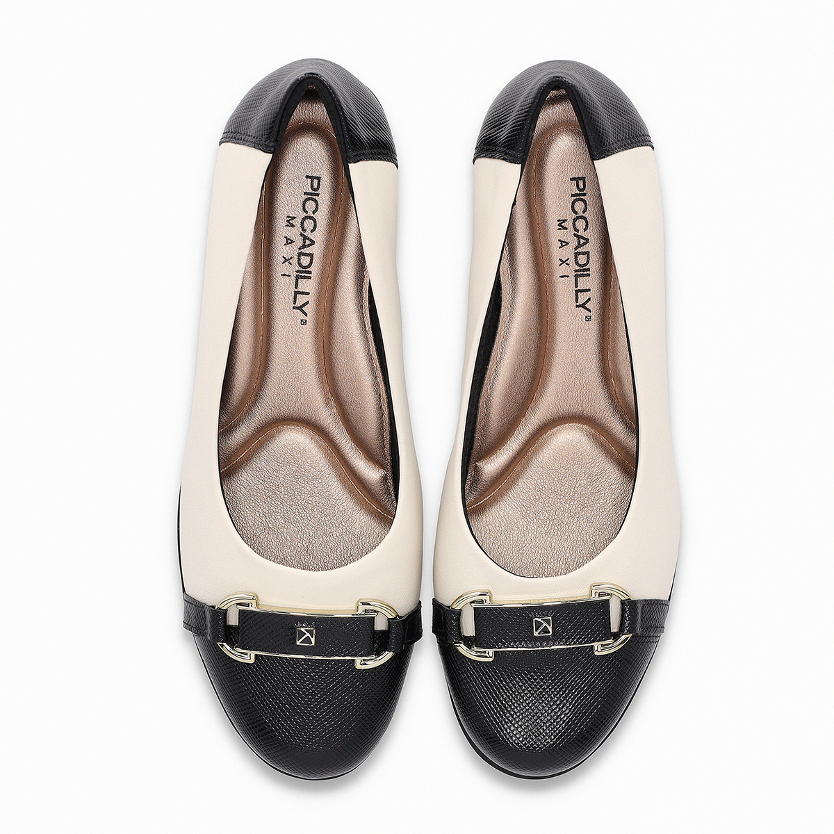 ZAPATO JOANETE MUJER PICCADILLY PRETO/OFF WHITE 11713700000001