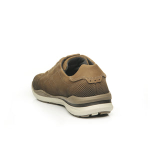 ZAPATILLA HOMBRE PEGADA CUERO MASCAVO 119104-06