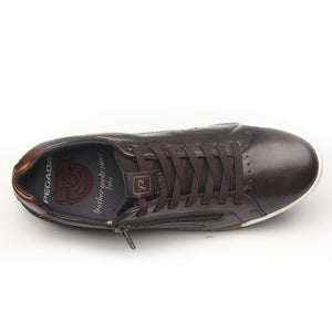ZAPATILLA HOMBRE PEGADA CUERO BROWN/CAFE/CONHAQUE 119507-05