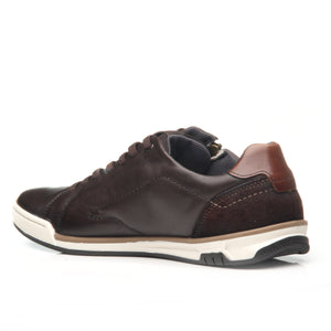 ZAPATILLA HOMBRE PEGADA CUERO BROWN/CAFE/CONHAQUE 119507-05