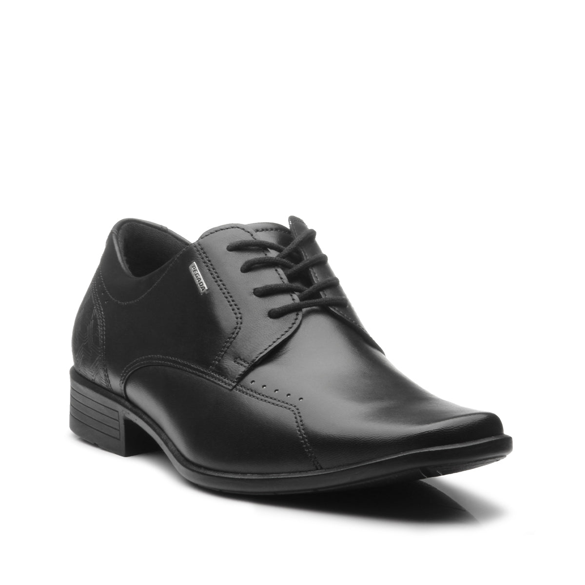 ZAPATO HOMBRE PEGADA CUERO PRETO 121840-01