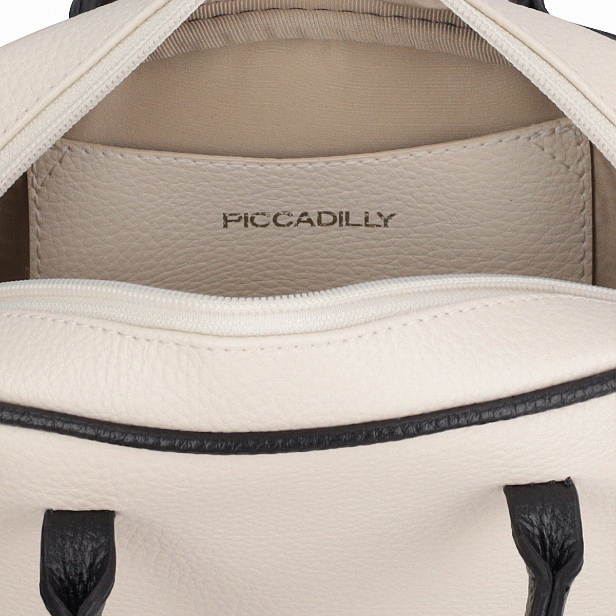 CARTERA DAMA PICCADILLY 0125404 OFF WHITE/PRETO