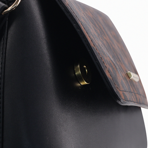 CARTERA DAMA PICCADILLY 0125406 PRETO/CONHAQUE