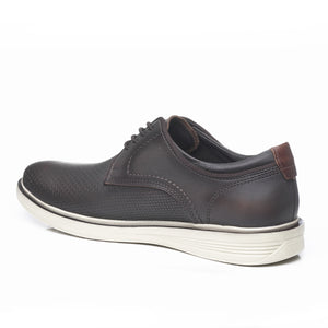 ZAPATO HOMBRE PEGADA CUERO COFFE/CONHAQUE 126113-05