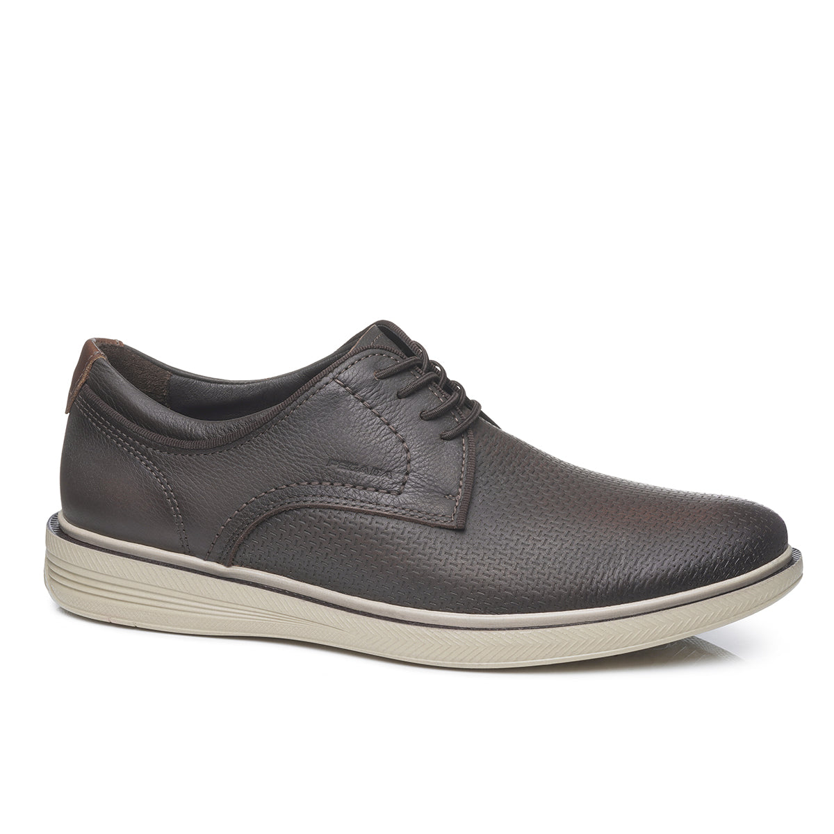 ZAPATO HOMBRE PEGADA CUERO COFFE/CONHAQUE 126113-05