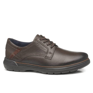 ZAPATO HOMBRE PEGADA CUERO CRAVO/CONHAQUE 126603-04