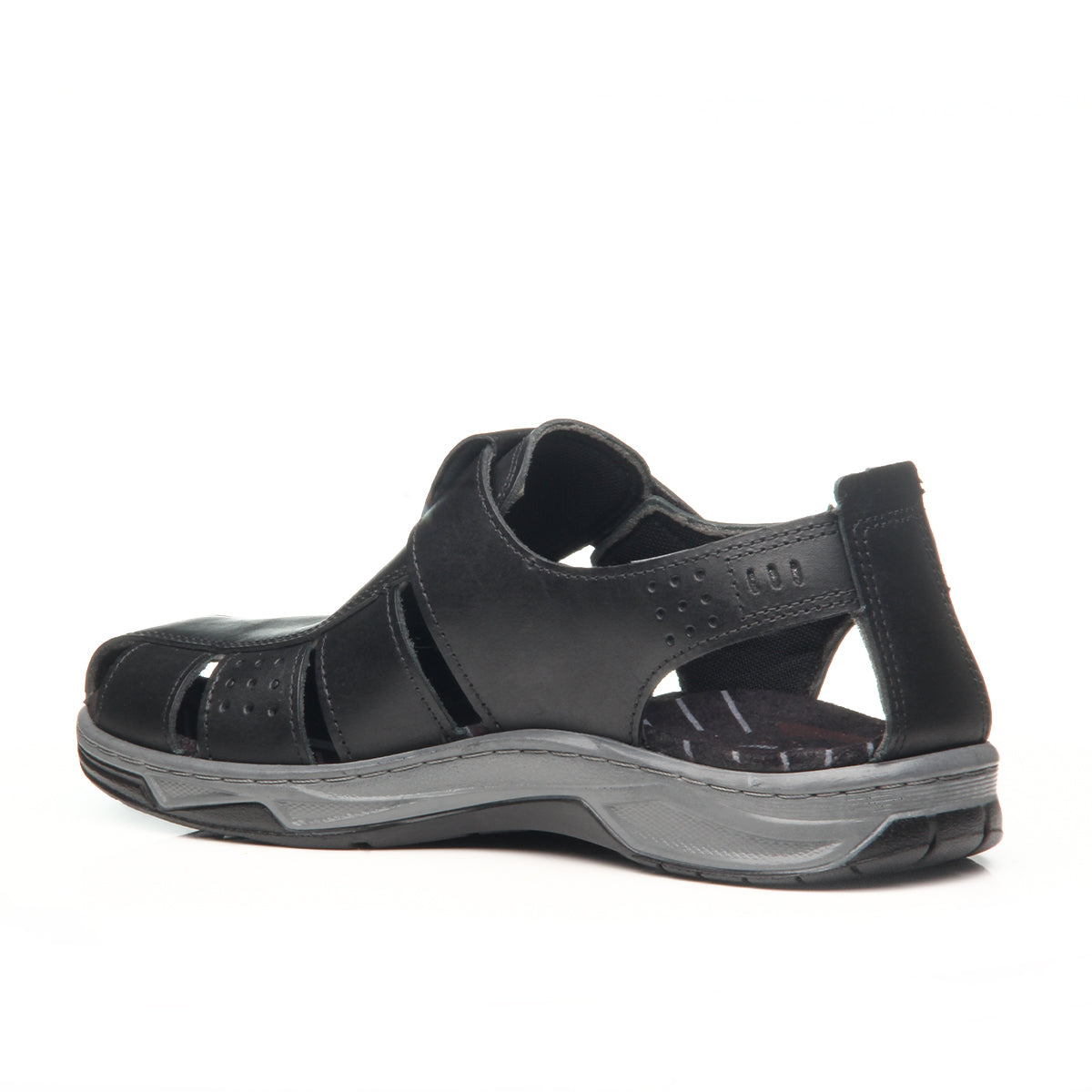 SANDALIA HOMBRE PEGADA CASUAL PRETO 132255-04