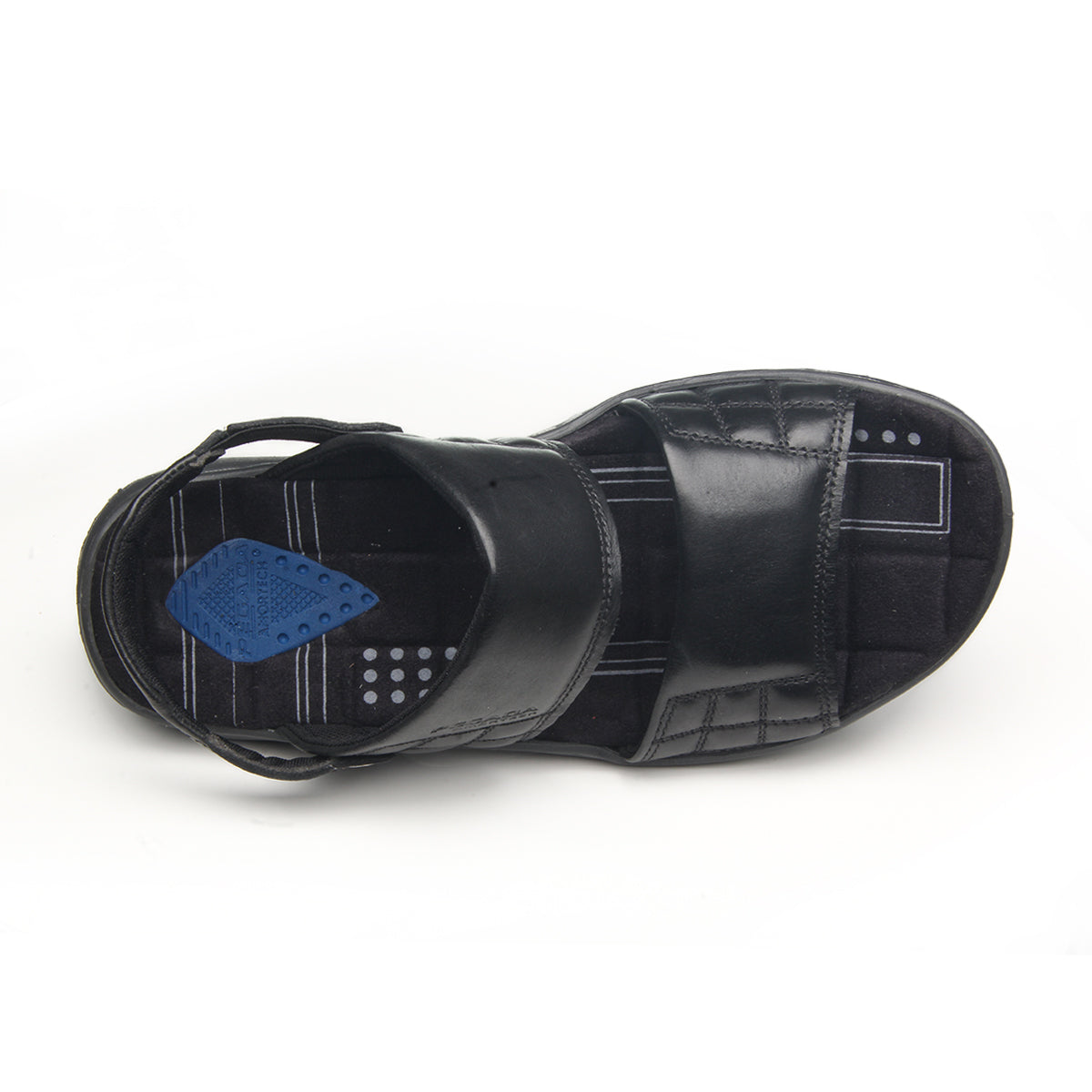 SANDALIA HOMBRE PEGADA CASUAL PRETO 133221-03