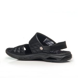 SANDALIA HOMBRE PEGADA CASUAL PRETO 133221-03
