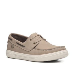 MOCASIN HOMBRE PEGADA CUERO AREIA CRAVO 141801-01