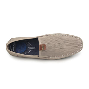 MOCASIN HOMBRE PEGADA CUERO AREIA/CONHAQUE 142002-06