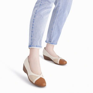 ZAPATO MUJER PICCADILLY CASUAL OFF WHITE/BRULE/MASCAVO 14324300000001