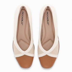 ZAPATO MUJER PICCADILLY CASUAL OFF WHITE/BRULE/MASCAVO 14324300000001