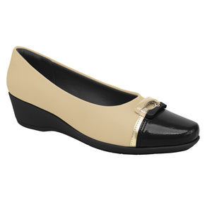 ZAPATO MUJER JOANETE PICCADILLY CASUAL BRULE/OURO/PRETO 14324500000002