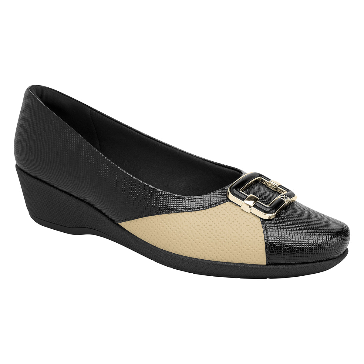 ZAPATO MUJER PICCADILLY CASUAL PRETO/BRULE 14324800000001