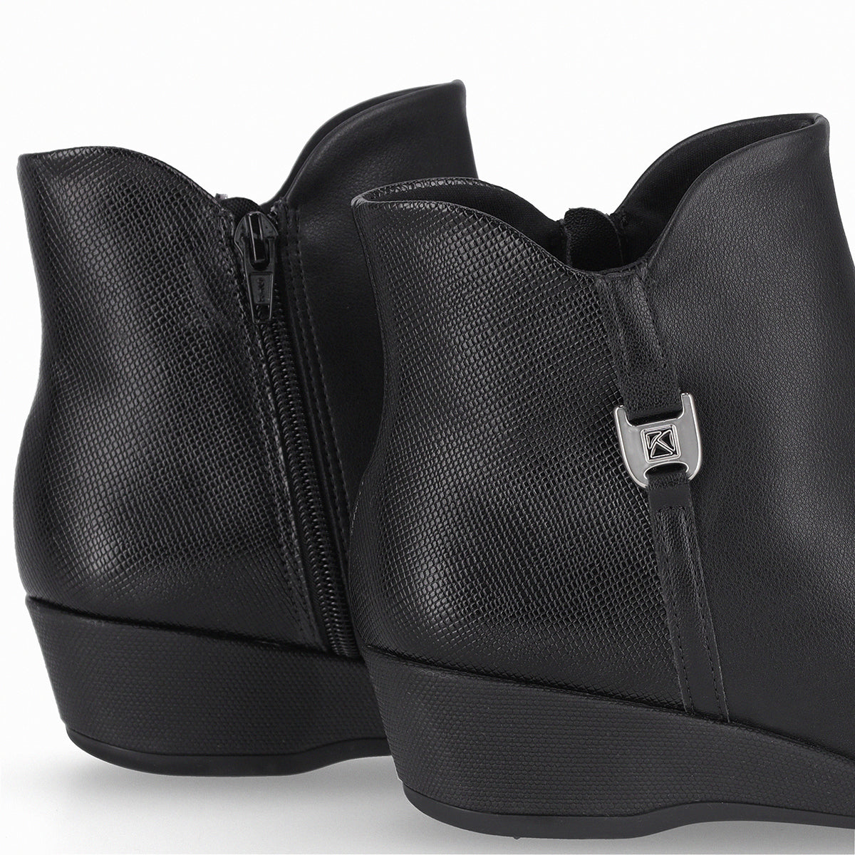 BOTIN MUJER PICCADILLY CASUAL PRETO 14324900000003