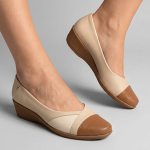 ZAPATO JOANETE MUJER PICCADILLY BRULE/OFF WHITE/MASCAVO 14326300000001