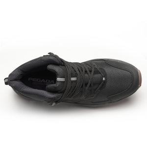 BOTIN HOMBRE PEGADA CUERO PRETO 150407-04