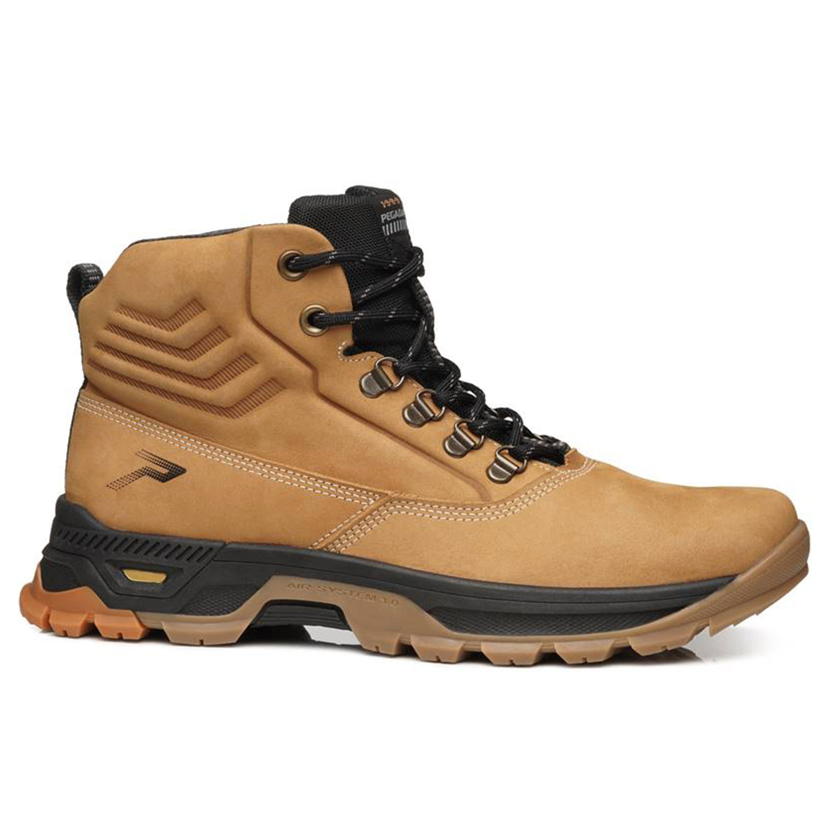 BOTIN HOMBRE PEGADA CUERO HAVANA 150504-05