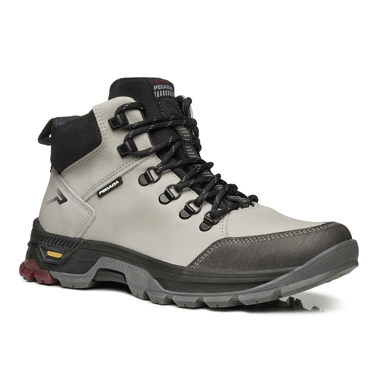 BOTIN HOMBRE PEGADA CUERO SILVER/CROMO 150506-07