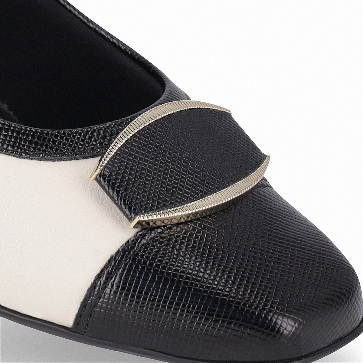 ZAPATO JOANETE MUJER PICCADILLY PRETO/OFF WHITE 16011400000006