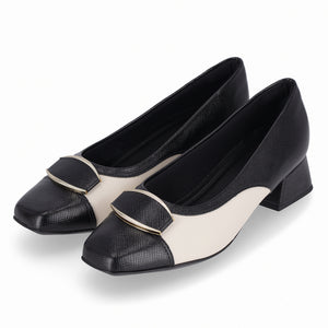 ZAPATO JOANETE MUJER PICCADILLY PRETO/OFF WHITE 16011400000006