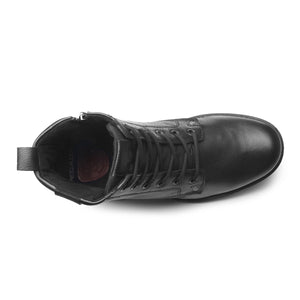 BOTIN HOMBRE PEGADA CUERO PRETO 181305-08