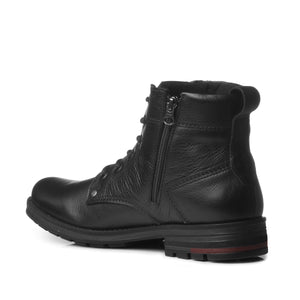 BOTIN HOMBRE PEGADA CUERO PRETO 181305-08