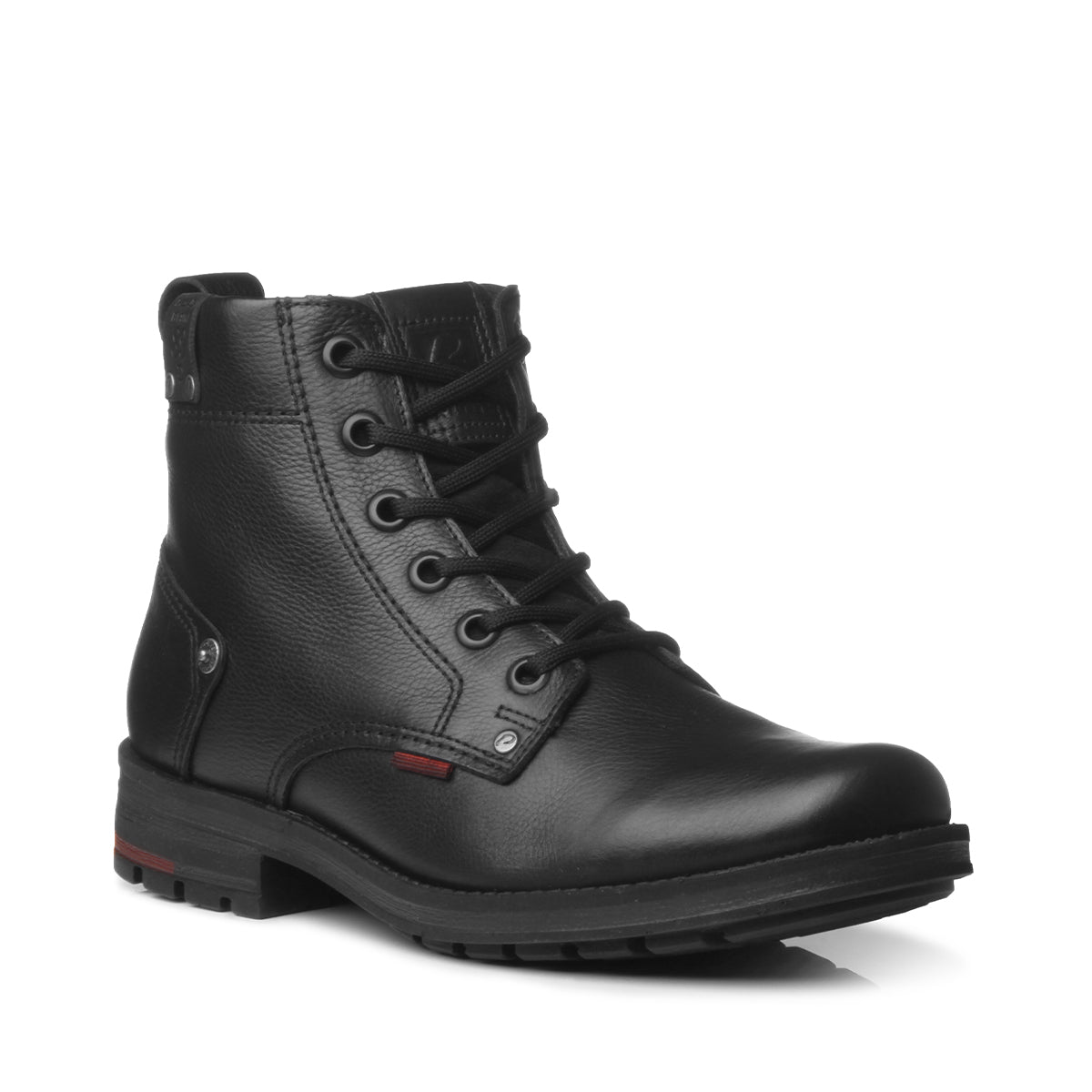 BOTIN HOMBRE PEGADA CUERO PRETO 181305-08