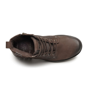 BOTIN HOMBRE PEGADA CUERO CASTANHO/BROWN 181305-17