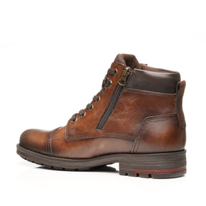 BOTIN HOMBRE PEGADA CUERO CASTANHO/BROWN 181313-10
