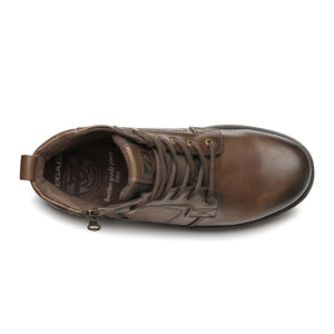 BOTIN HOMBRE PEGADA CUERO CASTANHO/BROWN 181314-06