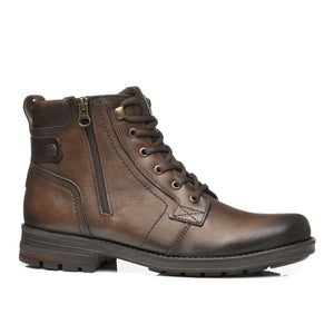 BOTIN HOMBRE PEGADA CUERO CASTANHO/BROWN 181314-06