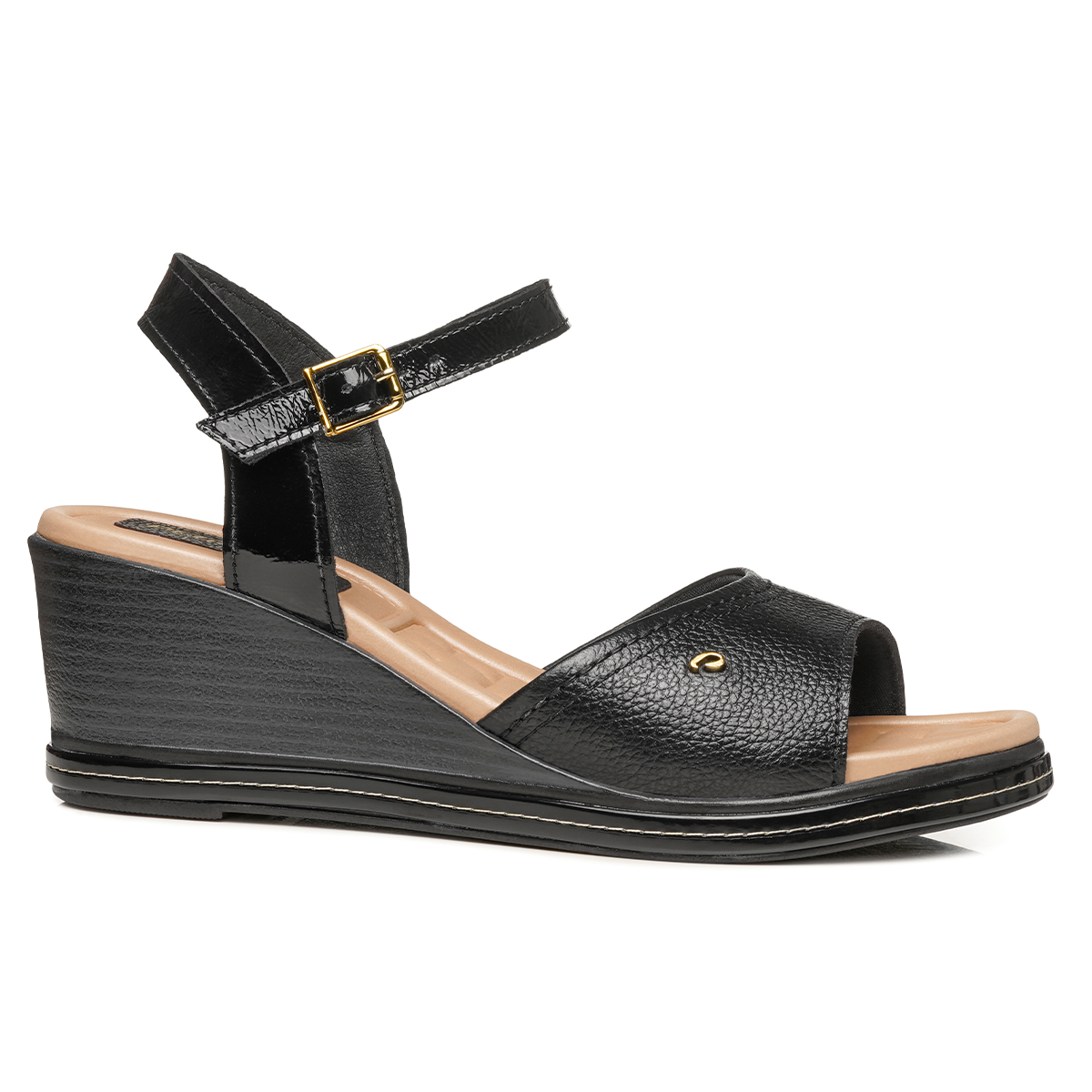 SANDALIA MUJER PEGADA CASUAL PRETO 233952-04