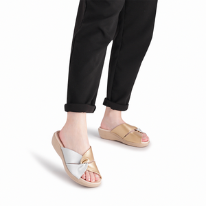 SANDALIA FASCITE MUJER PICCADILLY CASUAL PRATA/OURO 23902300000010