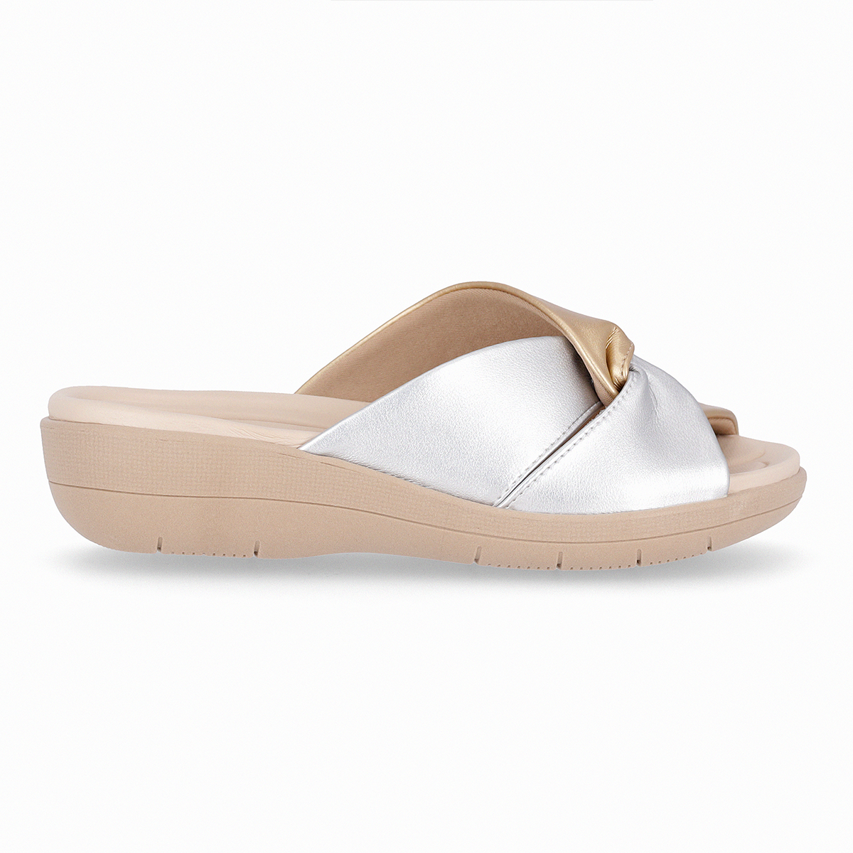 SANDALIA FASCITE MUJER PICCADILLY CASUAL PRATA/OURO 23902300000010