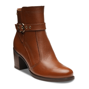 BOTIN MUJER PEGADA CUERO VESTIR PINHAO 280401-01