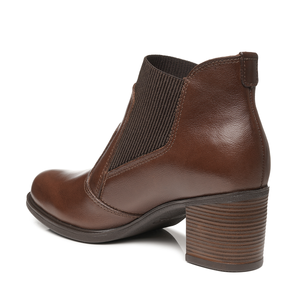 BOTIN MUJER PEGADA CUERO VESTIR PINHAO 280403-02