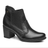 BOTIN MUJER PEGADA CUERO VESTIR PRETO 280403-04