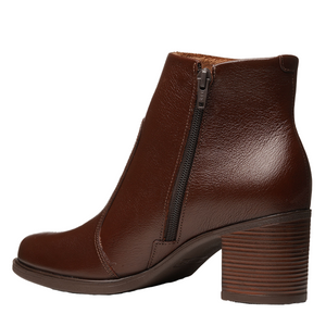 BOTIN MUJER PEGADA CUERO VESTIR PINHAO 280406-02
