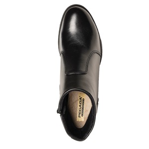 BOTIN MUJER PEGADA CUERO VESTIR PRETO 280406-03