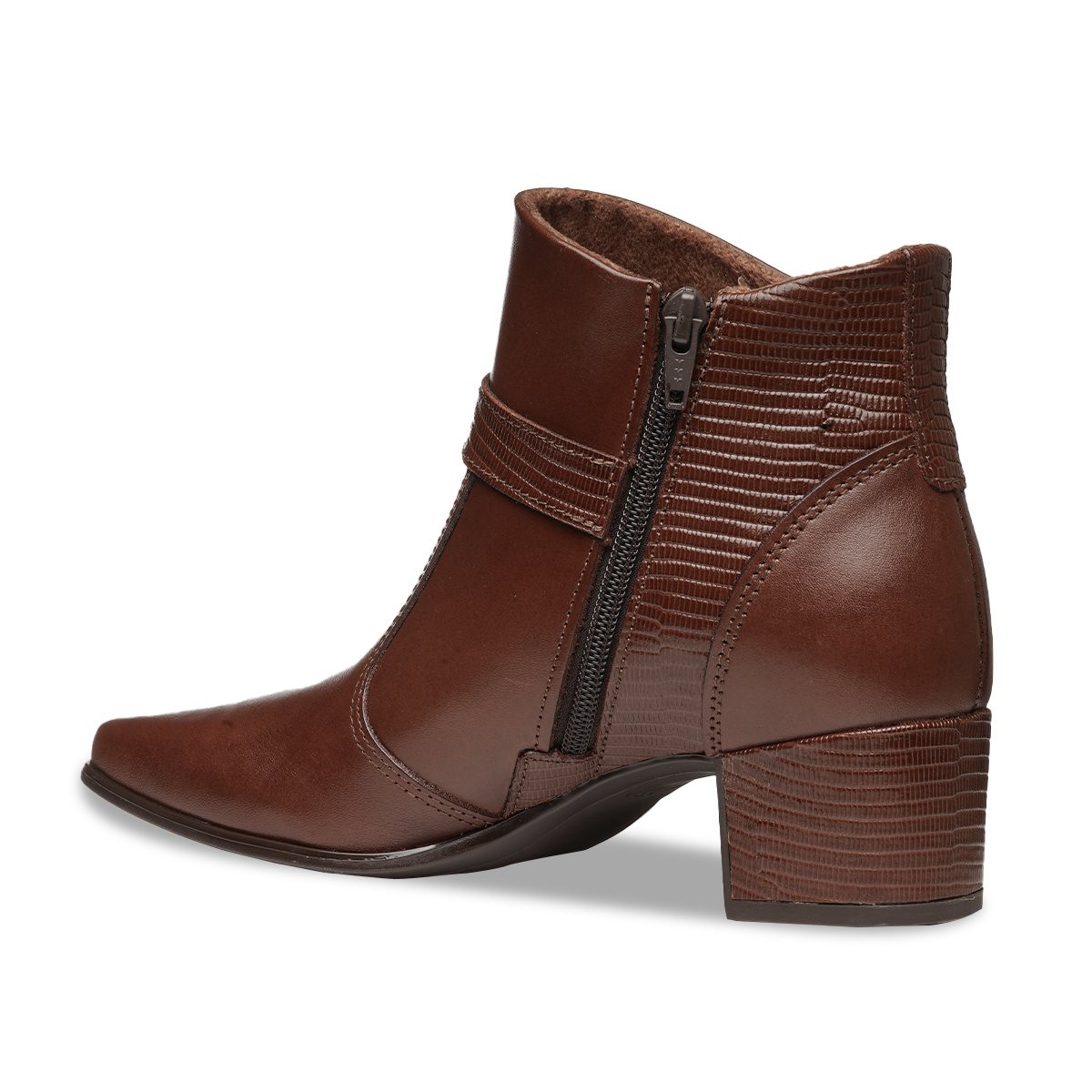 BOTIN MUJER PEGADA CUERO VESTIR PINHAO 280902-01