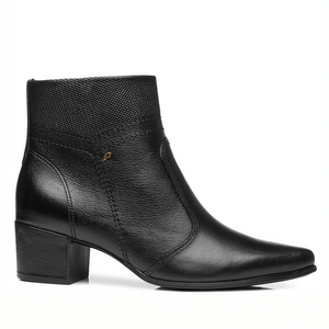 BOTIN MUJER PEGADA CUERO VESTIR PRETO 280906-05
