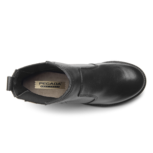 BOTIN MUJER PEGADA CUERO CASUAL PRETO 281309-05