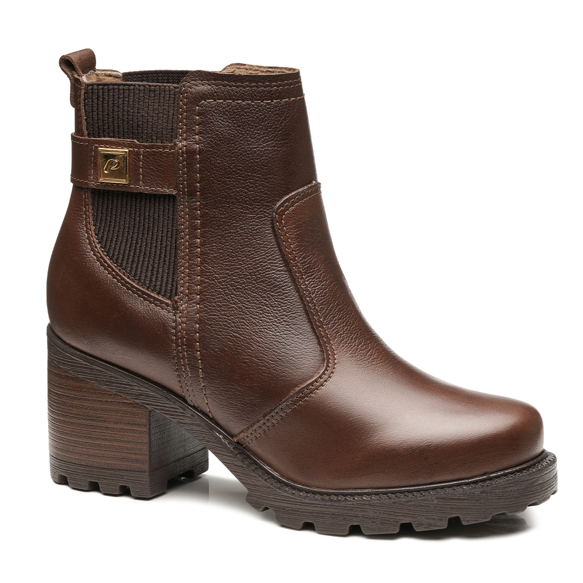 BOTIN MUJER PEGADA CUERO CASUAL PINHAO 281309-07