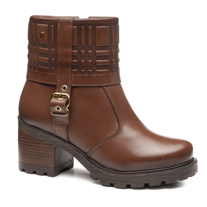 BOTIN MUJER PEGADA CUERO CASUAL PINHAO 281311-02