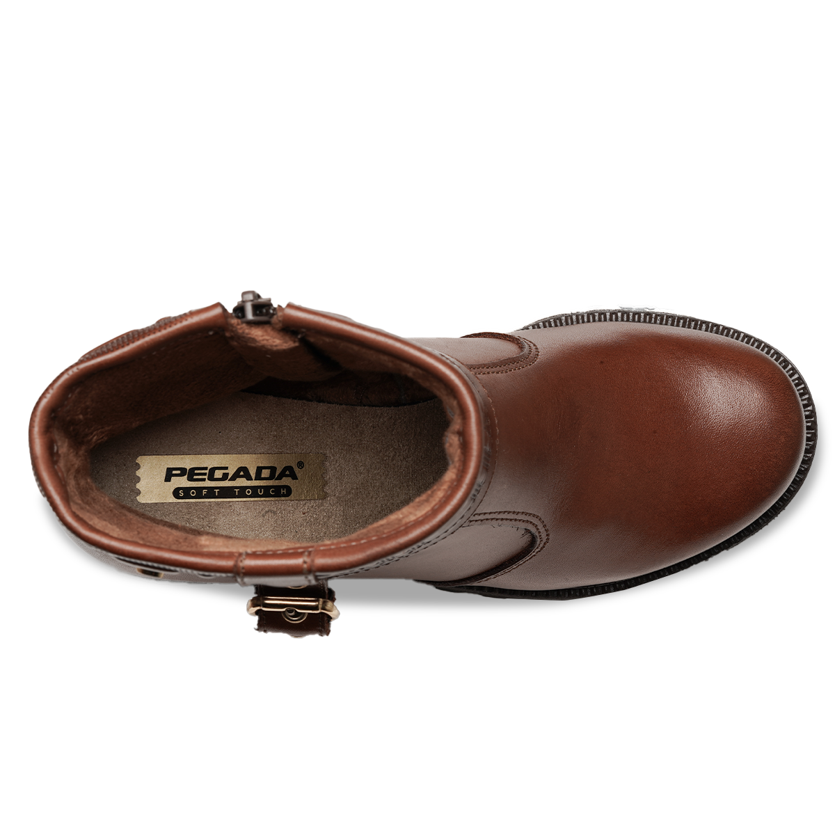 BOTIN MUJER PEGADA CUERO CASUAL PINHAO 281311-02