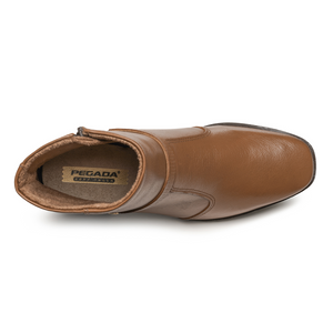 BOTIN MUJER PEGADA CUERO VESTIR PINHAO 282355-01