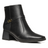 BOTIN MUJER PEGADA CUERO VESTIR PRETO 282355-04
